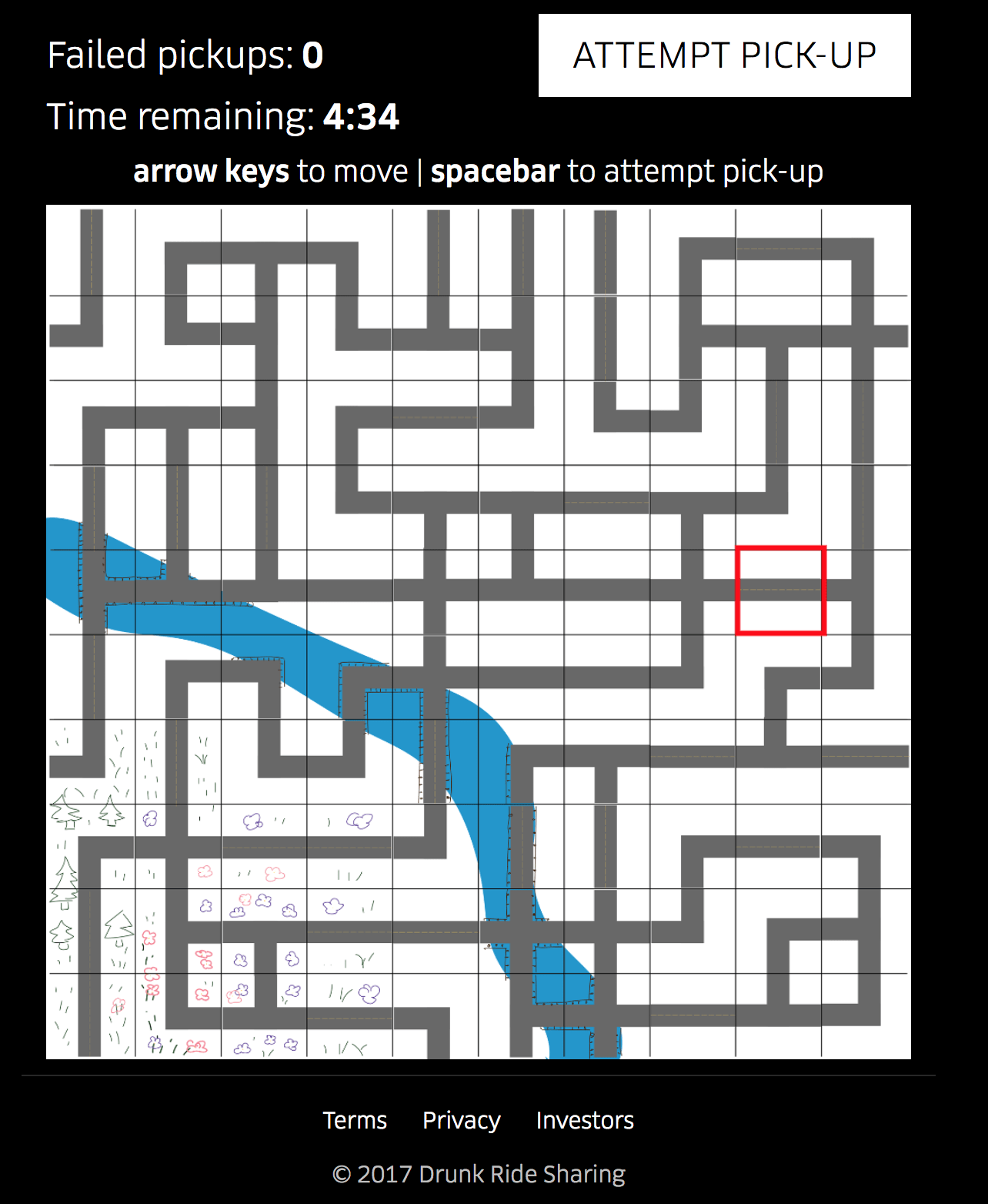 initial development of the map